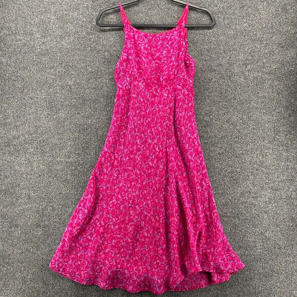 Plum Dresses & Skirts - Vintage Plum Dress Small Floral Artsy Sleeveless Y2K Whimsical